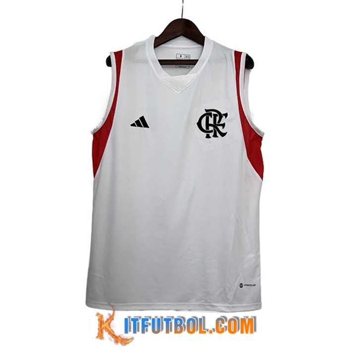 Chalecos De Futbol Flamengo Blanco 2023/2024