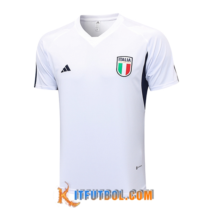 Camiseta Entrenamiento Italia Blanco 2023/2024
