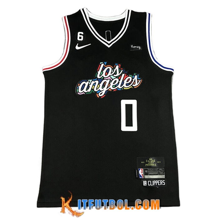 Camisetas Los Angeles Clippers (WESTBROOK #0) 2022/23 Negro