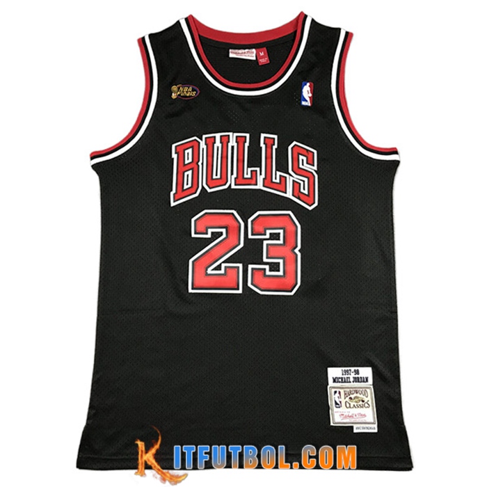 Camisetas Chicago Bulls (JORDAN #23) 2022/23 Negro