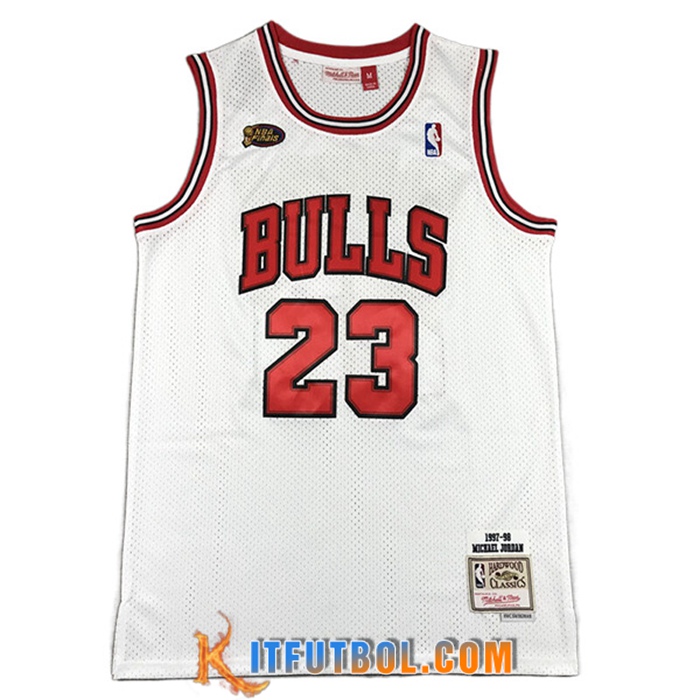 Camisetas Chicago Bulls (JORDAN #23) 2022/23 Blanco