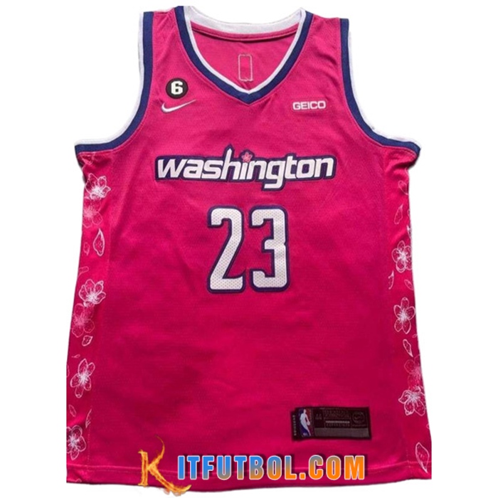 Camisetas Washington Wizards (JORDAN #23) 2022/23 Rosa