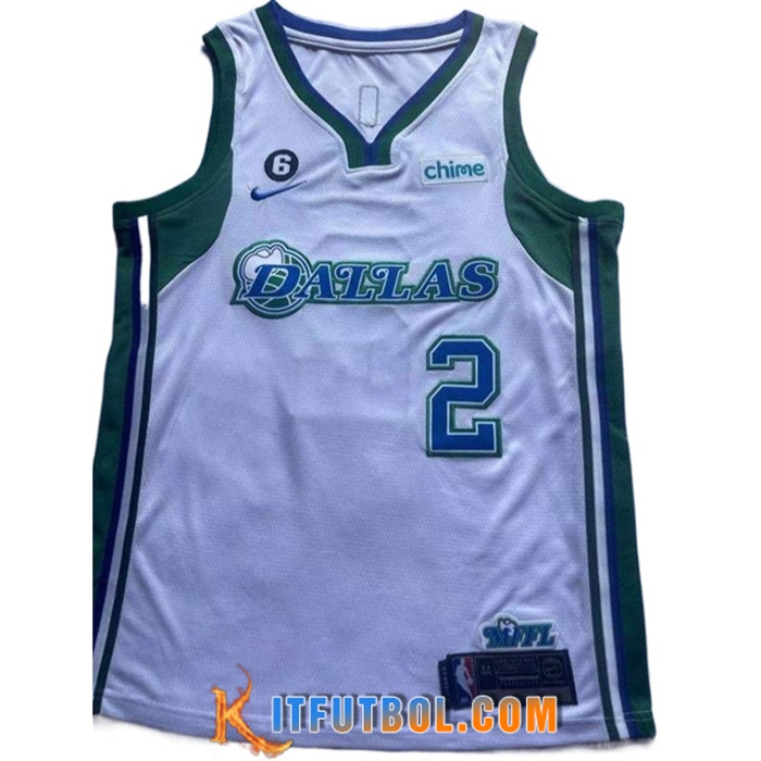 Camisetas Dallas Mavericks (IRVING #2) 2022/23 Blanco