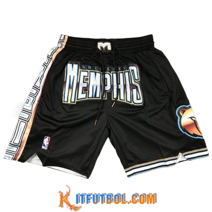 Cortos NBA Memphis Grizzlies Negro