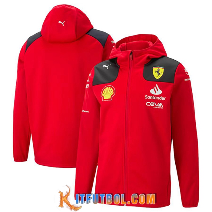 Chaquetas F1 Scuderia Ferrari Team Rojo 2023