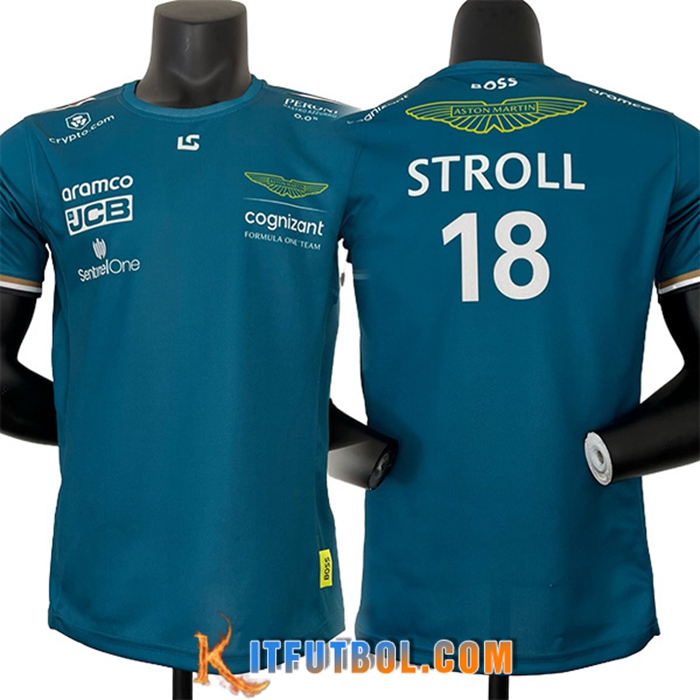T-Shirt F1 Aston Martin Team Verde 2023