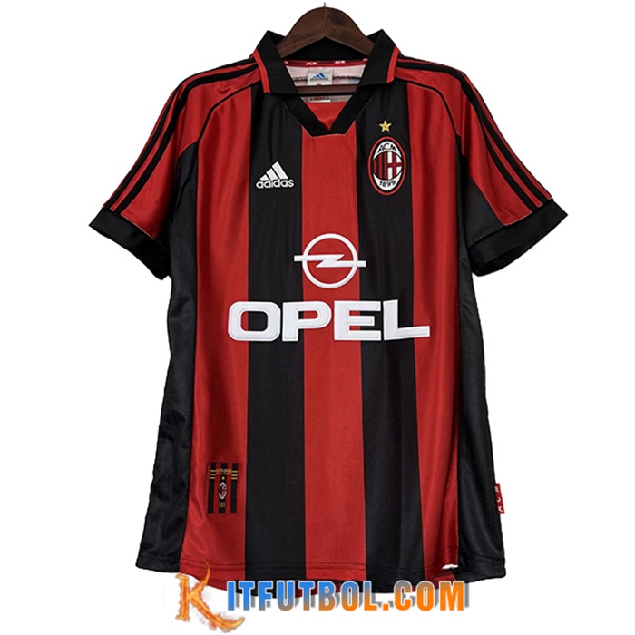 Camisetas De Futbol AC Milan Primera 1998/1999
