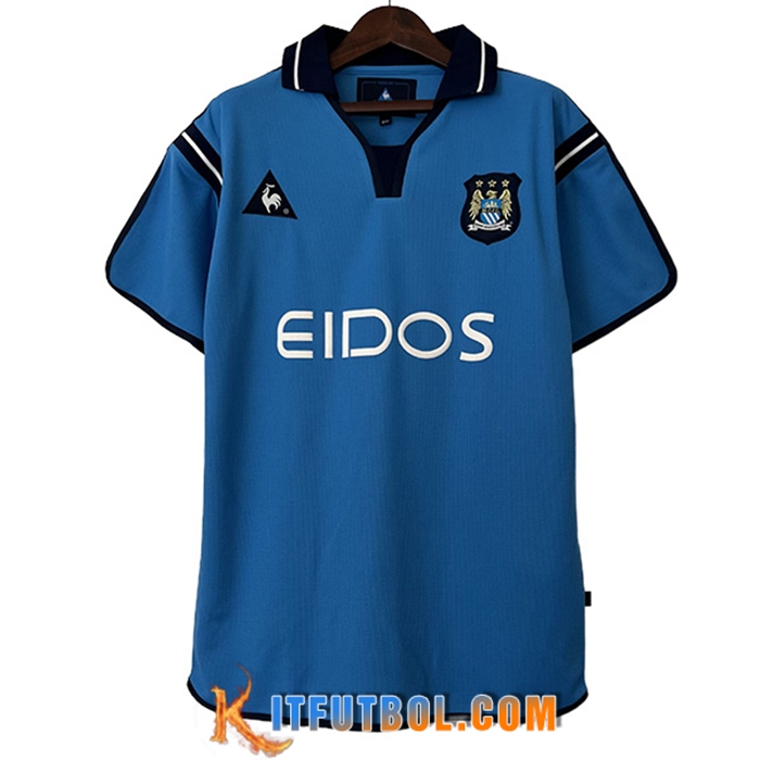 Camisetas De Futbol Manchester City Primera 2001/2002