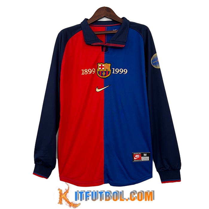 Camisetas De Futbol FC Barcelona Primera Manga Larga 100th Anniversary