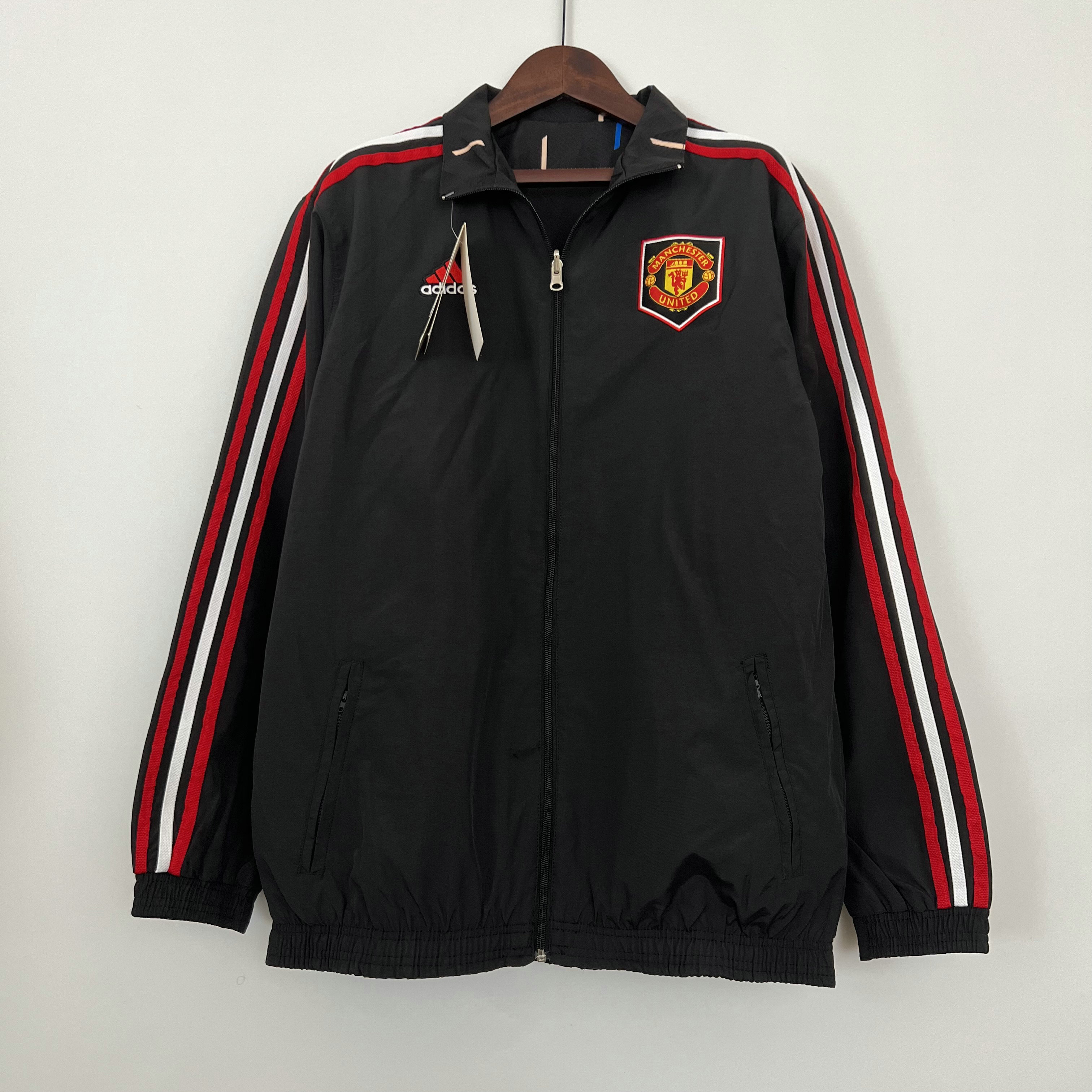 Rompevientos Manchester United Negro 2023/2024