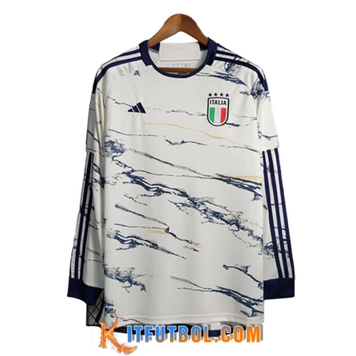 Camiseta Equipo Nacional Italia Manche Longue Segunda 2023/2024