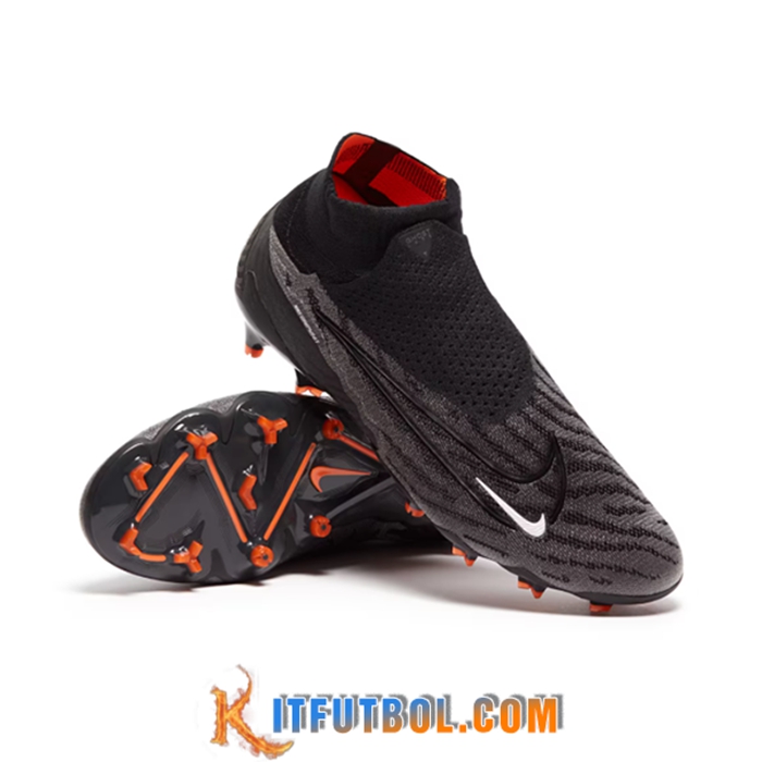 Nike Botas De Fútbol Phantom GX High Gang Elite DF Link FG Negro