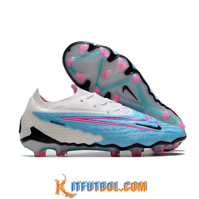 Nike Botas De Fútbol Phantom GX Low Gang Elite FG Azul/Blanco