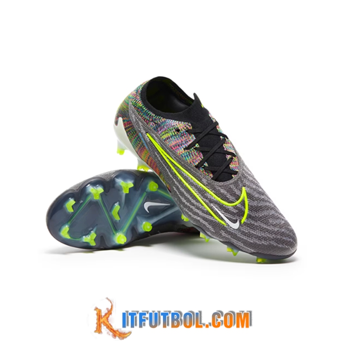 Nike Botas De Fútbol Phantom GX Low Gang Elite FG Negro/Verde