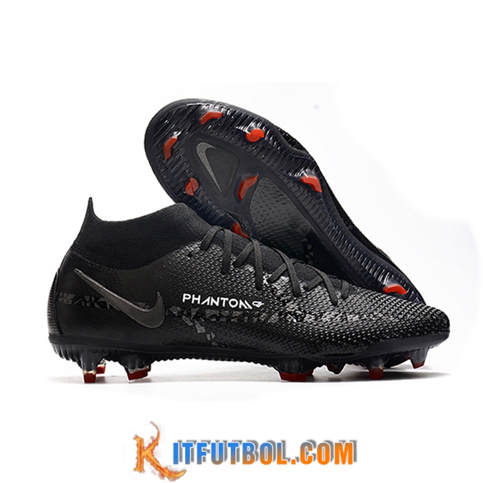 Nike Botas De Fútbol Phantom GT2 High Gang Dynamic Fit Elite FG Negro