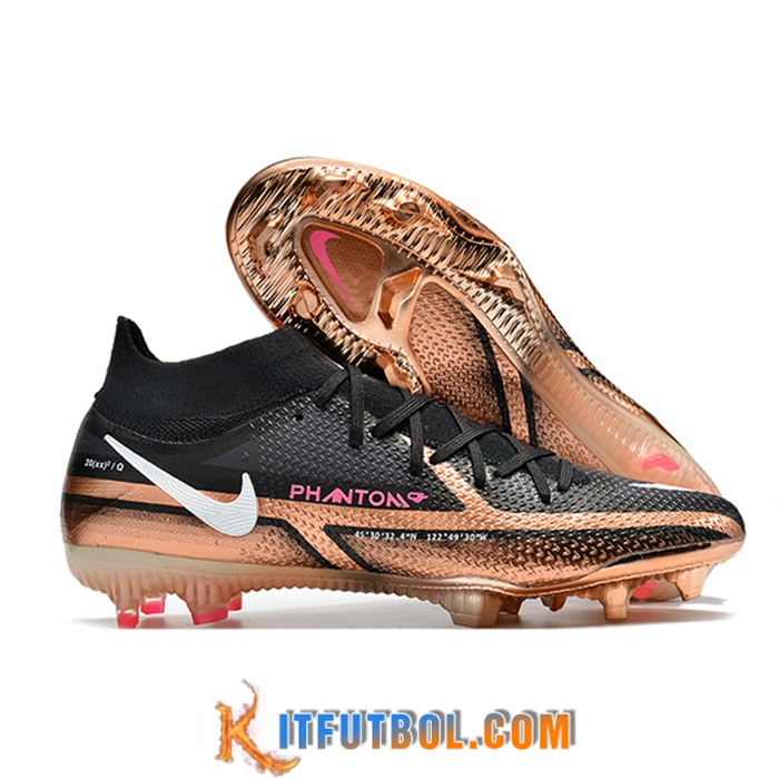 Nike Botas De Fútbol Phantom GT2 High Gang Elite FG Negro