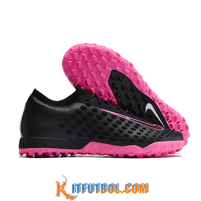 Nike Botas De Fútbol Phantom Ultra Venom TF Negro/Rosa