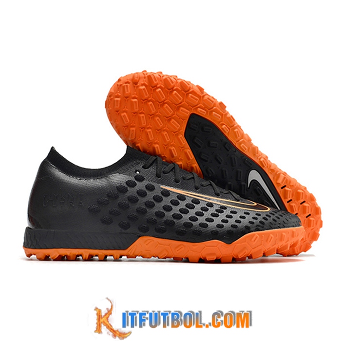 Nike Botas De Fútbol Phantom Ultra Venom TF Negro/Naranja