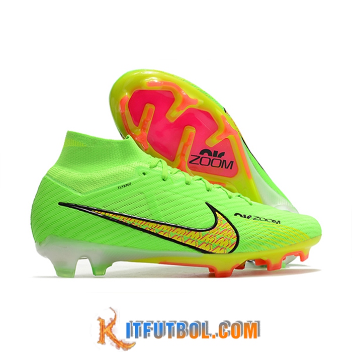Nike Botas De Fútbol Air Zoom Mercurial Superfly IX Elite FG Verde