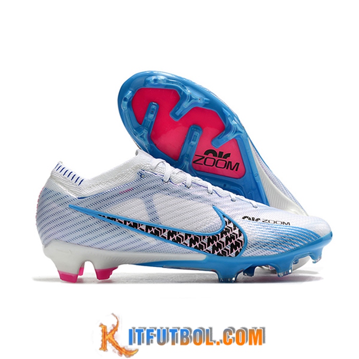 Nike Botas De Fútbol Air Zoom Mercurial Vapor XV Elite FG Blanco/Azul