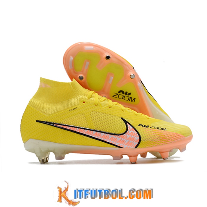 Nike Botas De Fútbol Air Zoom Mercurial Superfly IX Elite SG Amarillo