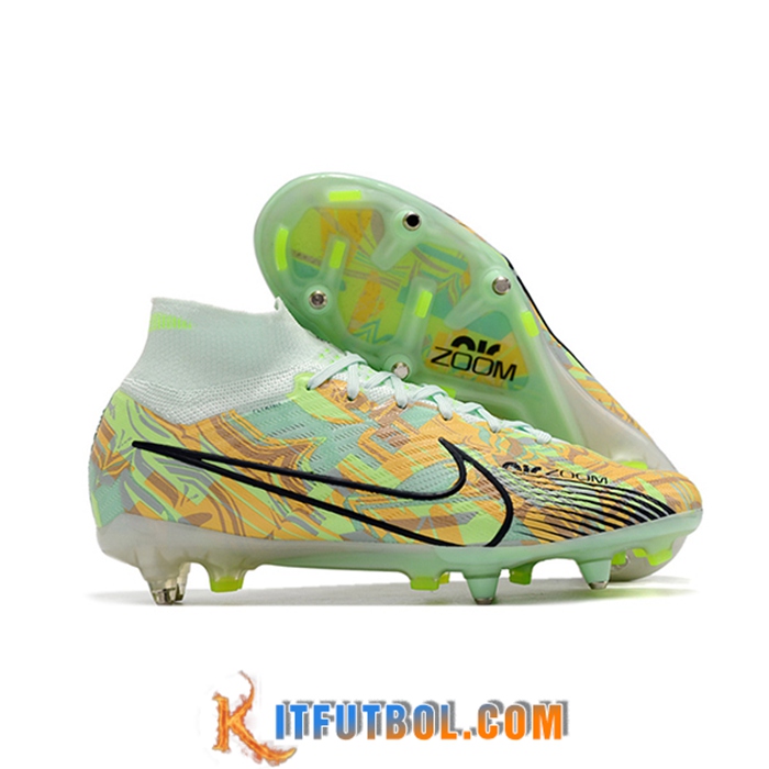 Nike Botas De Fútbol Air Zoom Mercurial Superfly IX Elite SG Verde