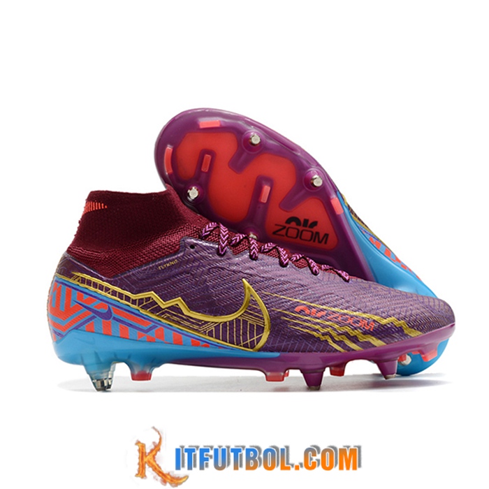 Nike Botas De Fútbol Air Zoom Mercurial Superfly IX Elite SG Violeta