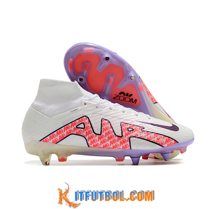 Nike Botas De Fútbol Air Zoom Mercurial Superfly IX Elite SG Blanco