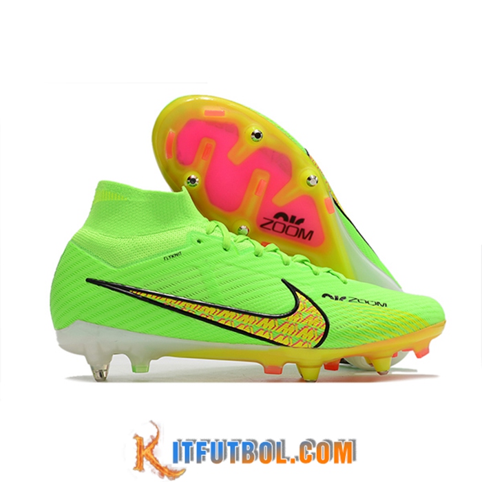 Nike Botas De Fútbol Air Zoom Mercurial Superfly IX Elite SG Verde