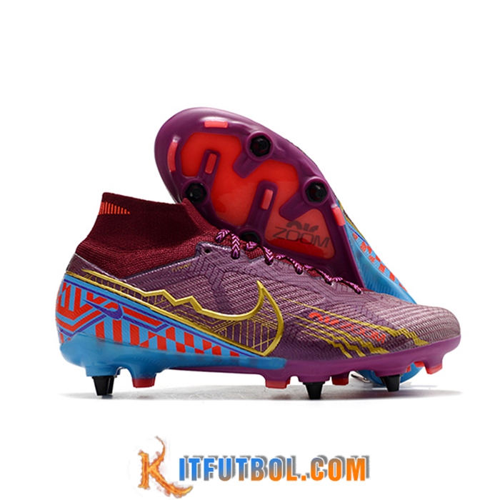 Nike Botas De Fútbol Air Zoom Mercurial Superfly IX Elite SG Violeta
