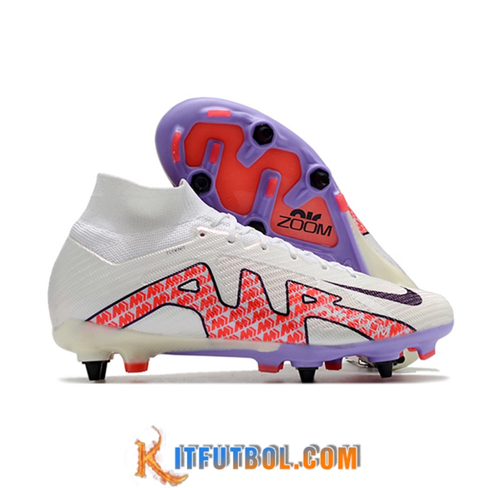 Nike Botas De Fútbol Air Zoom Mercurial Superfly IX Elite SG Blanco