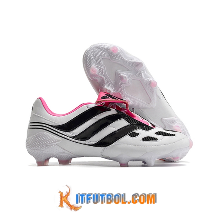 Adidas Botas De Fútbol Predator Precision FG Blanco/Negro/Rosa