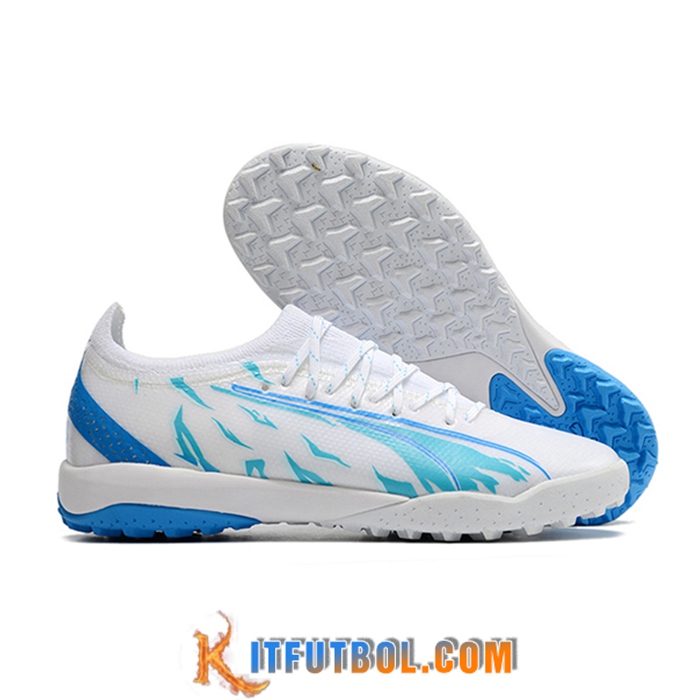 Puma Botas De Fútbol Ultra Ultimate TF Blanco/Azul