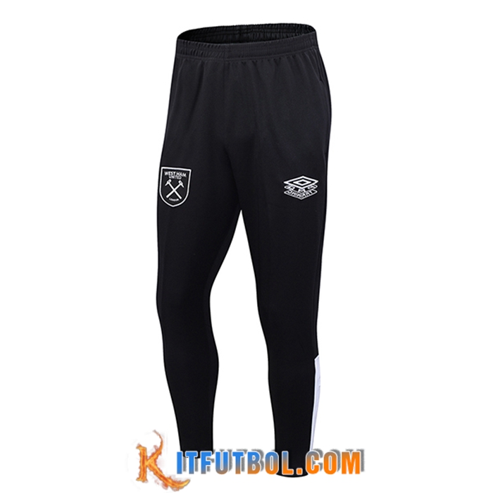 Pantalon Entrenamiento West Ham Negro 2022/2023