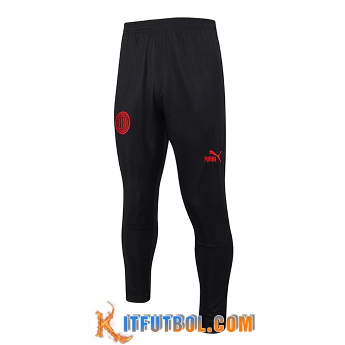 Pantalon Entrenamiento AC Milan Negro 2023/2024