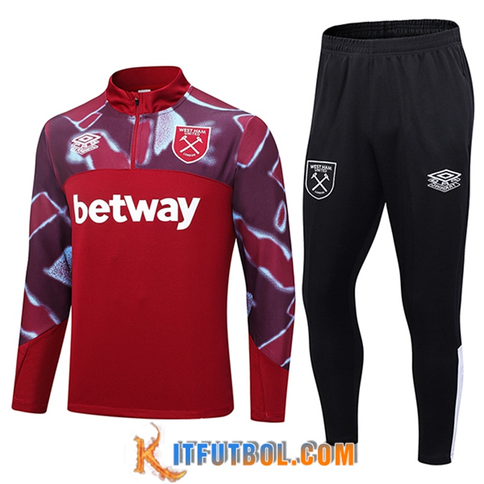 Chandal Equipos De Futbol West Ham Rojo 2022/2023