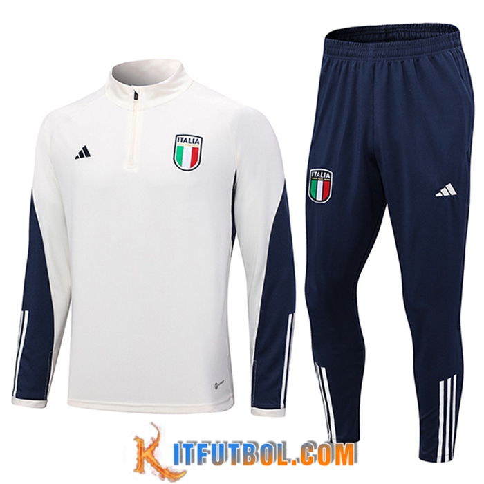 Chandal Equipos De Futbol Italia Blanco 2023/2024
