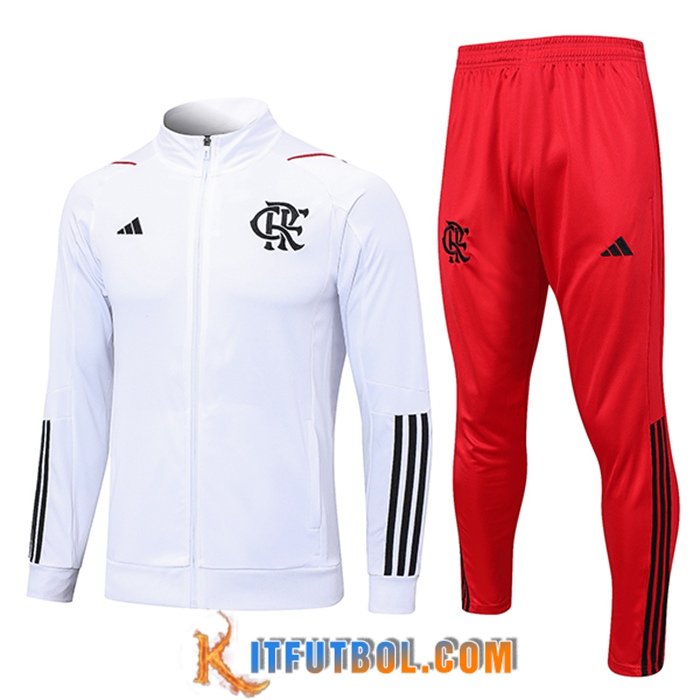 Chandal Equipos De Futbol - Chaqueta Flamenco Blanco 2023/2024