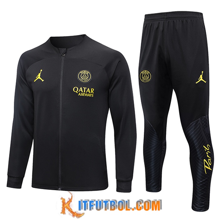 Chandal Equipos De Futbol - Chaqueta PSG Negro 2023/2024