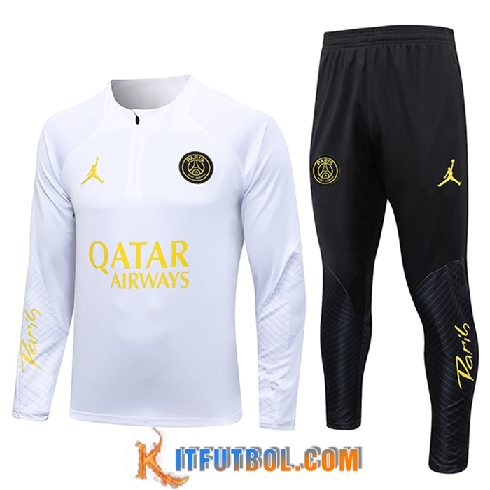 Chandal Equipos De Futbol PSG Jordan Blanco 2023/2024