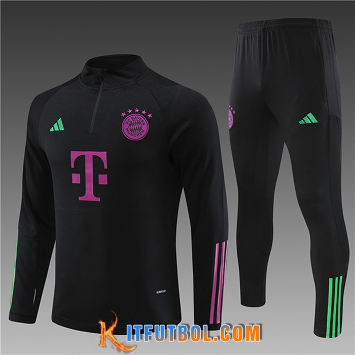 Chandal Equipos De Futbol Bayern Munich Ninos Negro 2023/2024