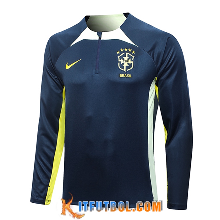 Sudadera De Entrenamiento Brasil Azul marino 2023/2024