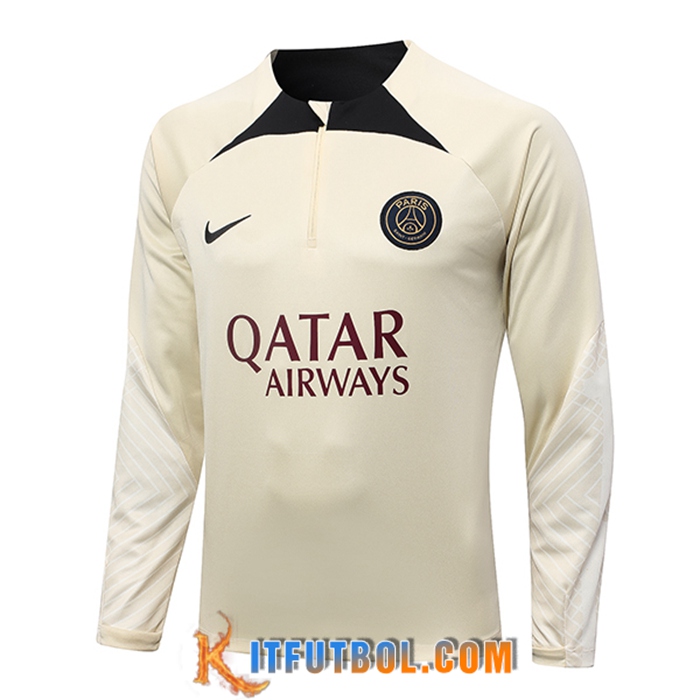 Sudadera De Entrenamiento PSG Jordan Amarillo 2023/2024