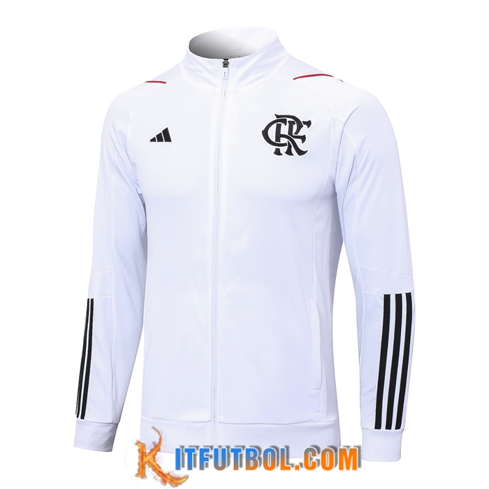 Chaquetas Futbol Flamenco Blanco 2023/2024