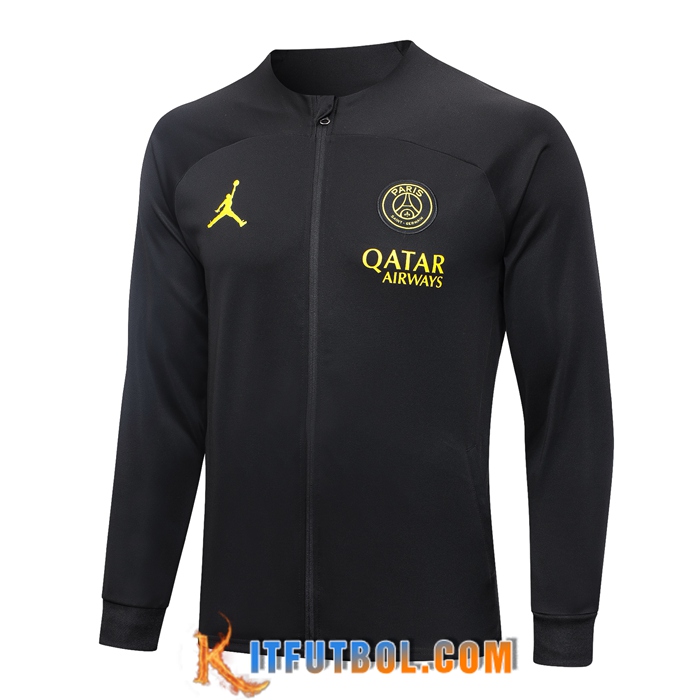 Chaquetas Futbol PSG Negro 2023/2024