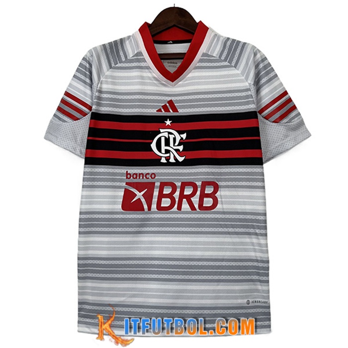 Camisetas De Futbol Flamengo Special Edition Blanco/Gris 2023/2024