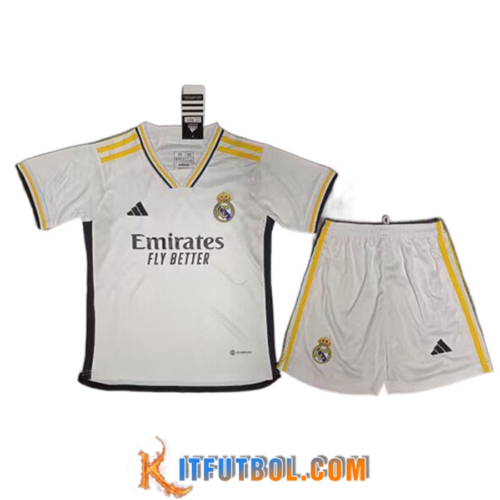 Camisetas De Futbol Real Madrid Ninos Primera Leaked Version 2023/2024