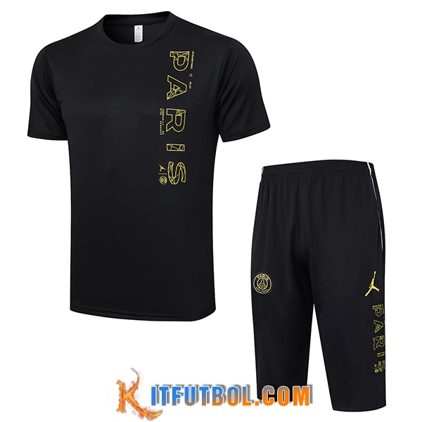 Camiseta Entrenamiento + Cortos PSG Jordan Blanco 2023/2024