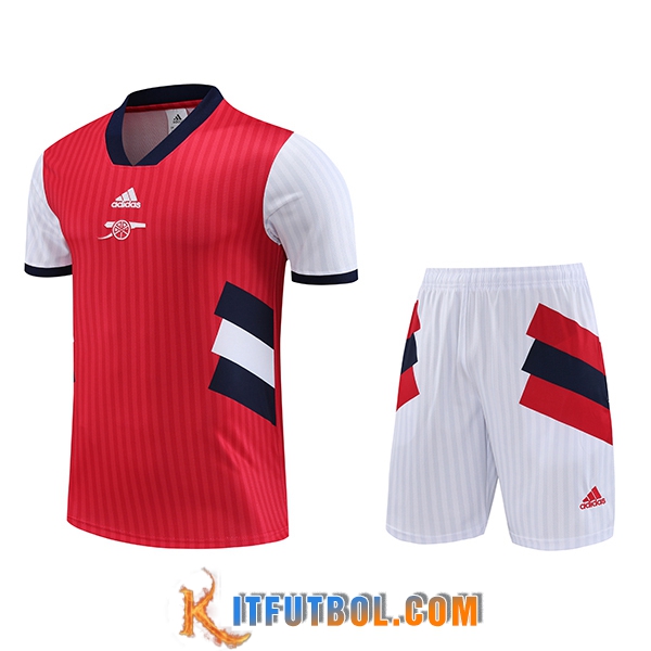 Camiseta Entrenamiento + Cortos Arsenal Rojo 2023/2024