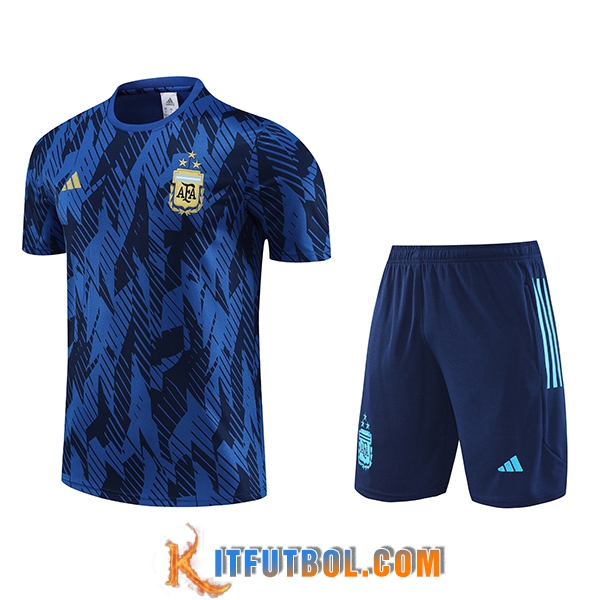 Camiseta Entrenamiento + Cortos Argentin Azul 2023/2024